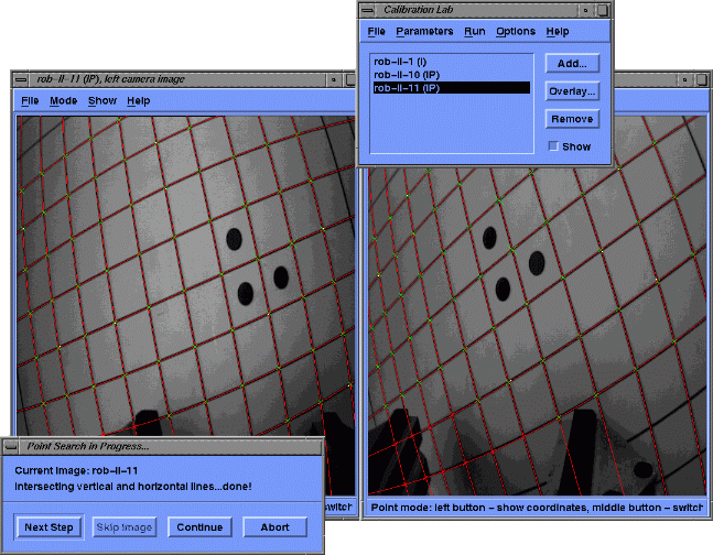 calibration grid extraction